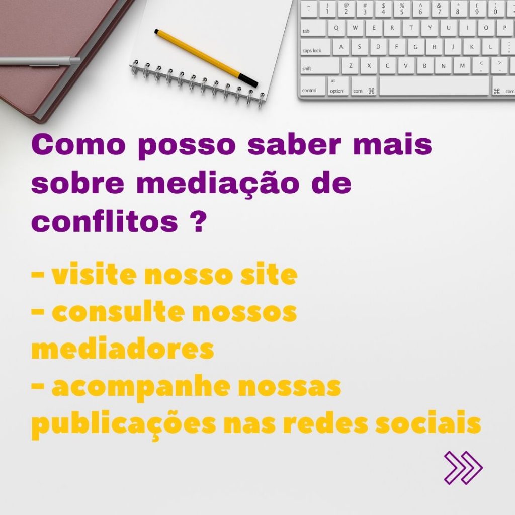 como posso saber mais sobre mediação